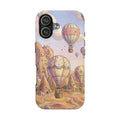 Hot Air Balloon Tough Phone Case — Pastel Adventure Protective Phone Cover