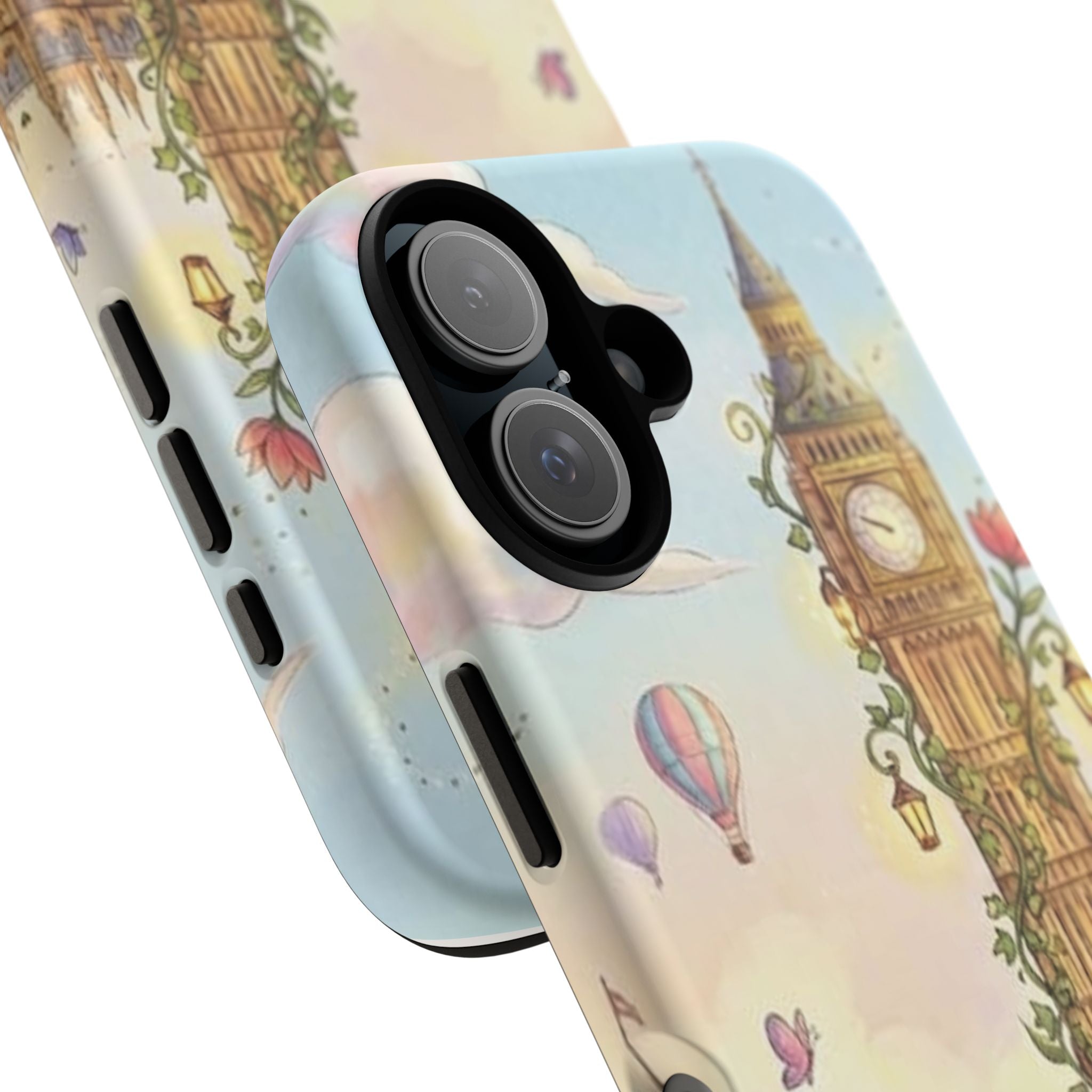 London Big Ben Watercolor Phone Case – Vintage Travel iPhone Cover