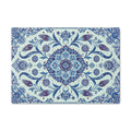 Ceramic Cutting Board – Blue Floral Mandala Kitchen Prep Board