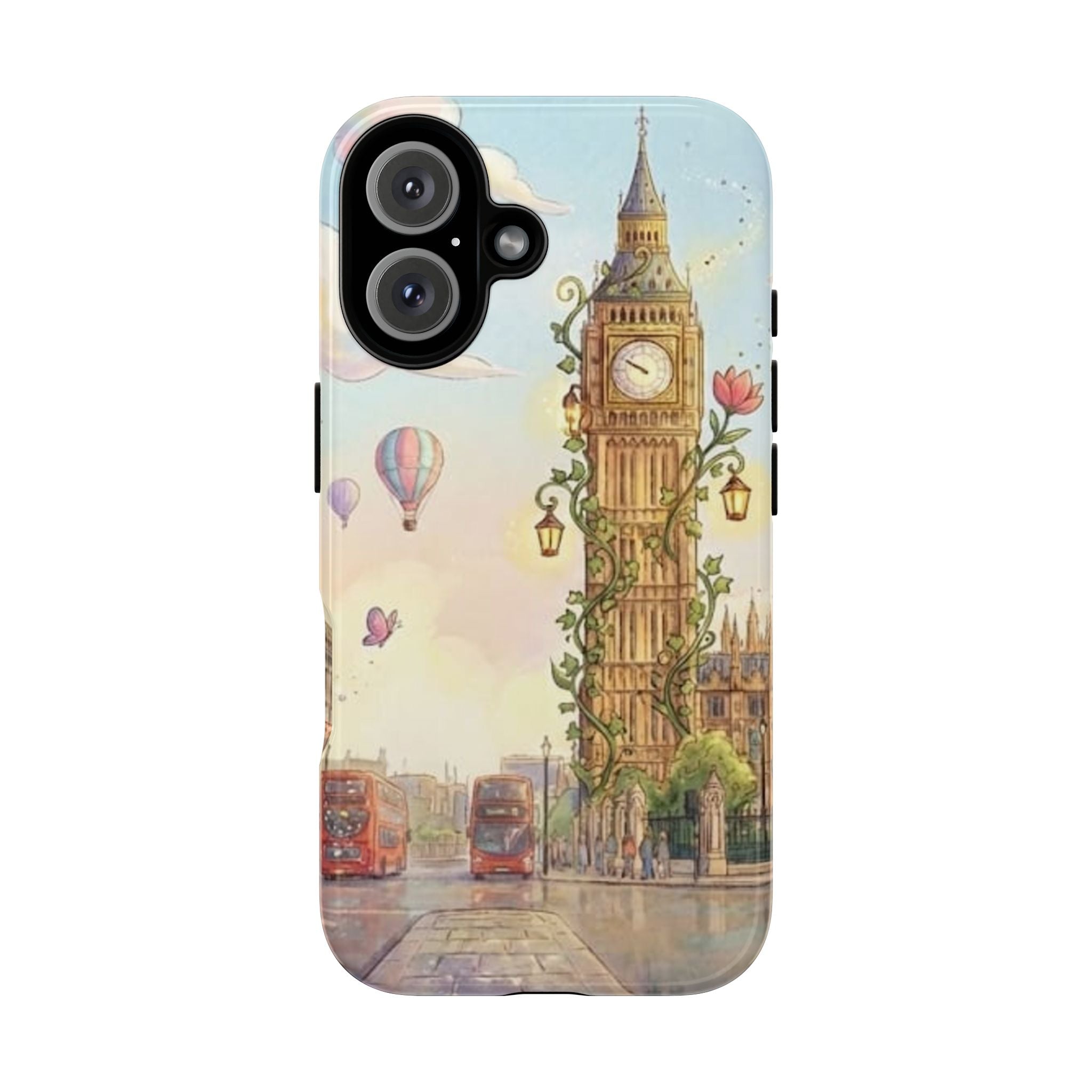 London Big Ben Watercolor Phone Case – Vintage Travel iPhone Cover