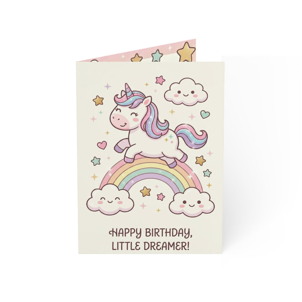 Birthday Greeting Cards—Cute Unicorn