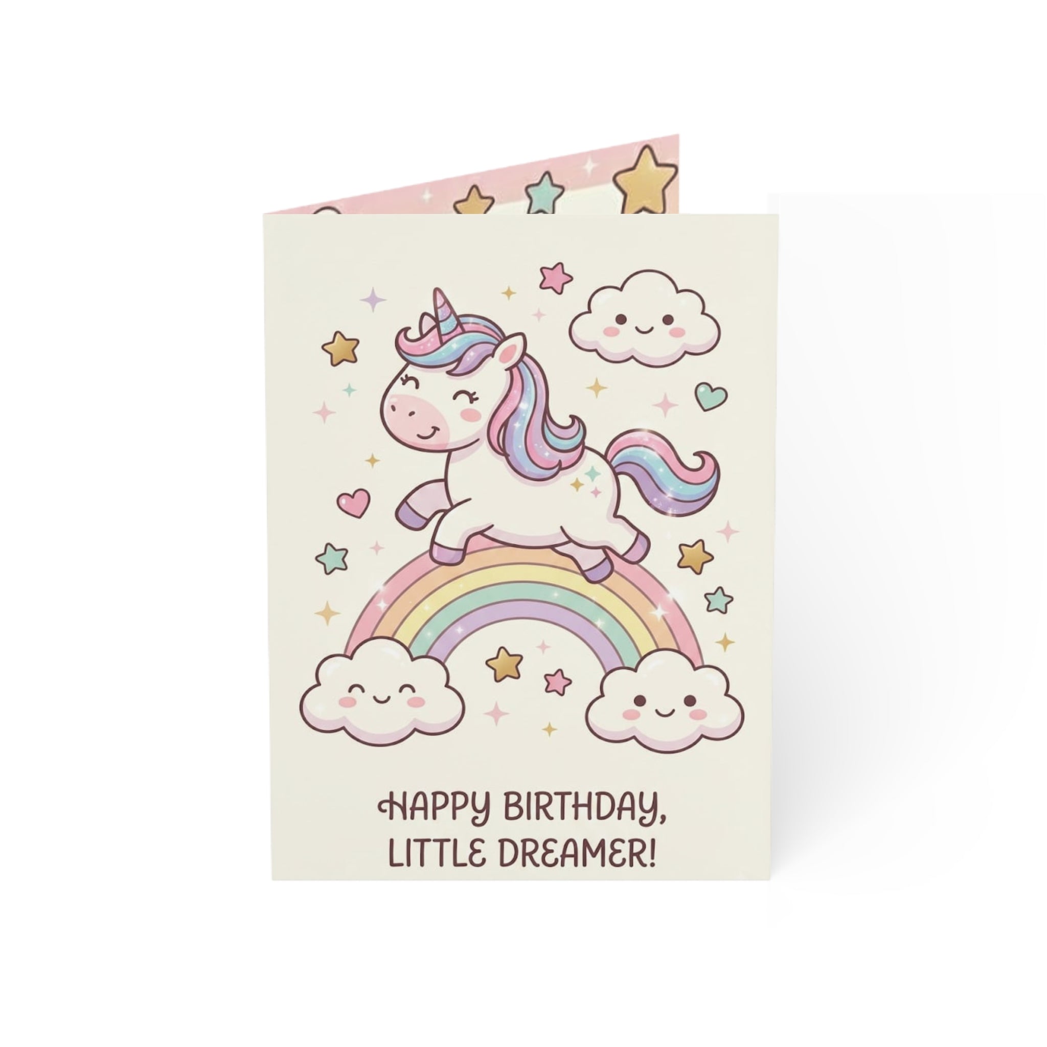 Birthday Greeting Cards—Cute Unicorn