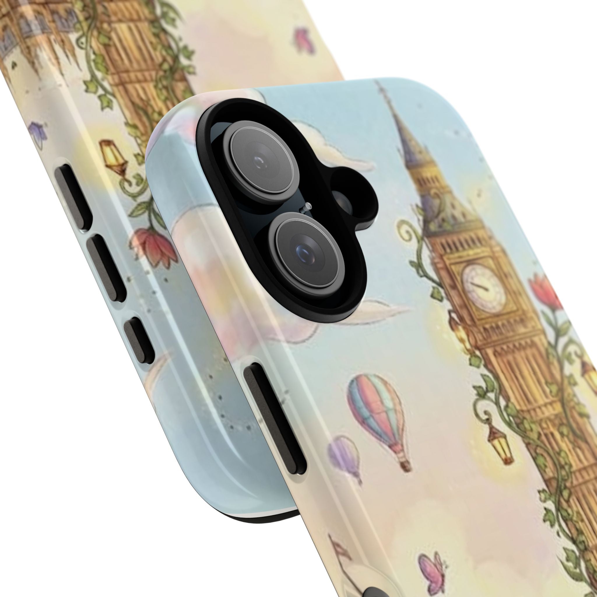 London Big Ben Watercolor Phone Case – Vintage Travel iPhone Cover