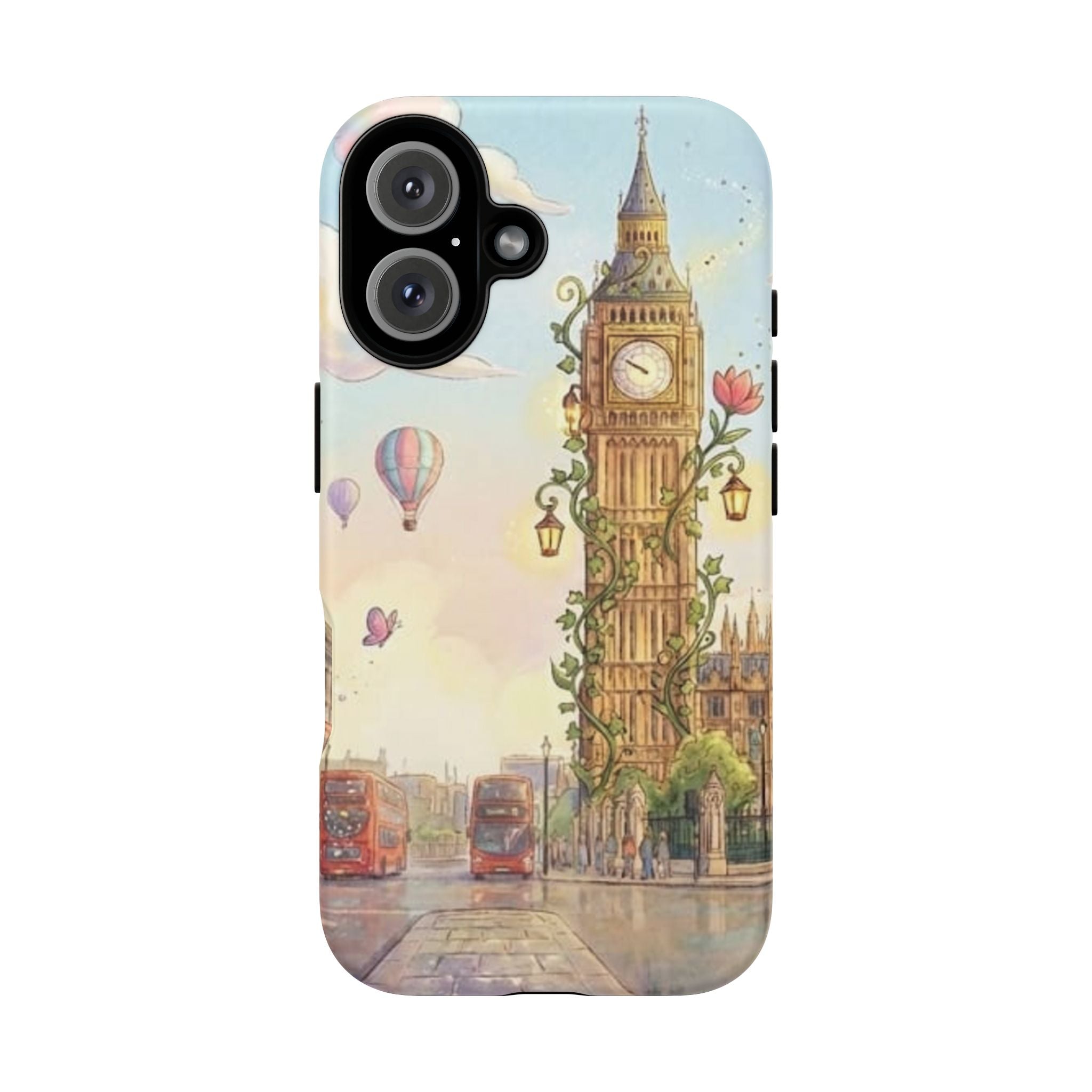 London Big Ben Watercolor Phone Case – Vintage Travel iPhone Cover