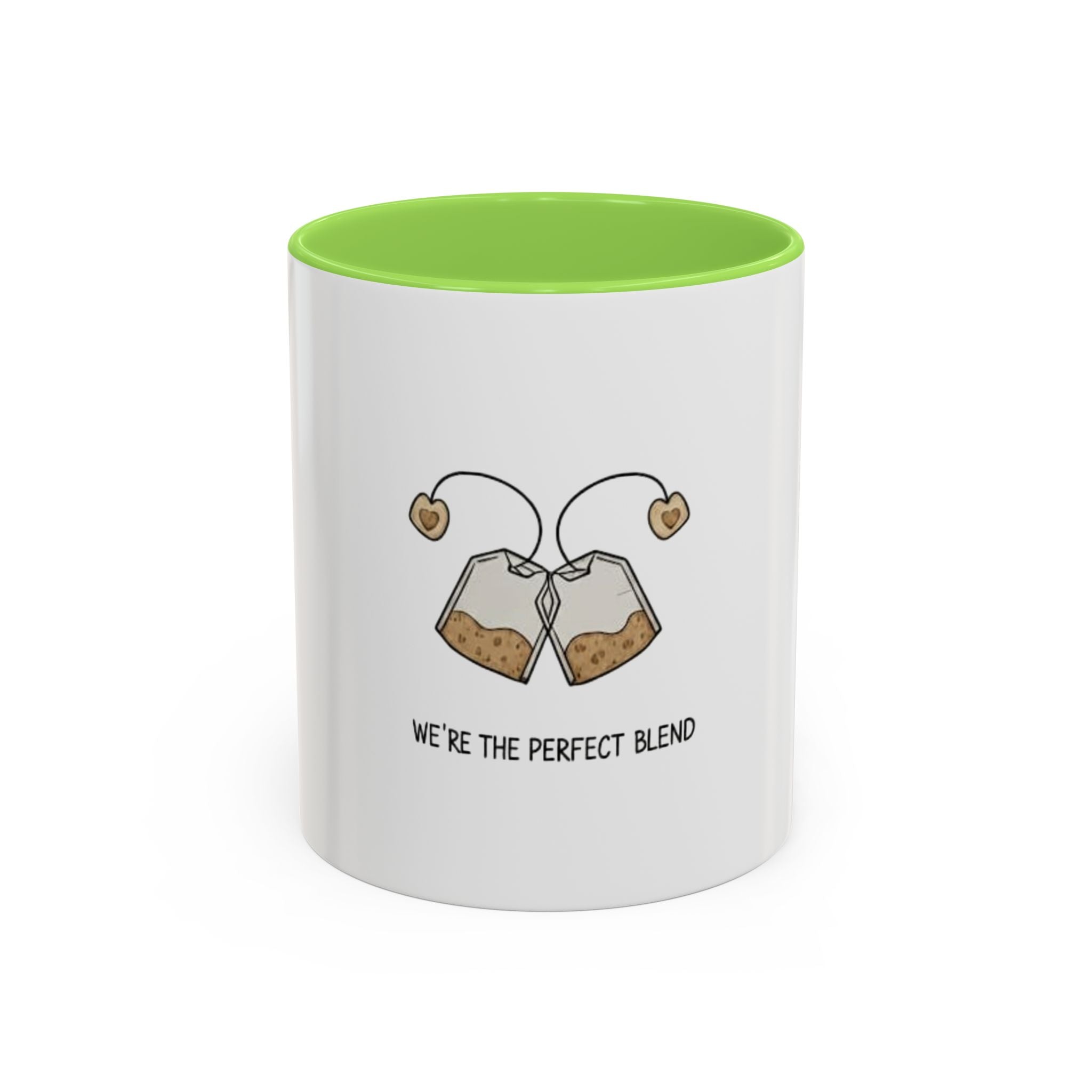 Tea Bags Illustration We're the Perfect Blend Mug | Ceramic Coffee Cup